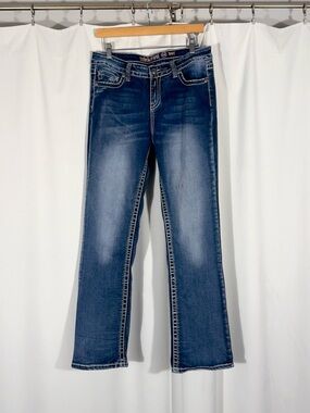 Rebels & Soul Y2K Bedazzled Bootcut Jeans